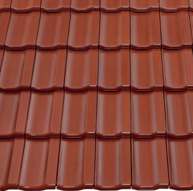 Керамическая черепица ТОПАЗ 13V Глазурь тик, Braas