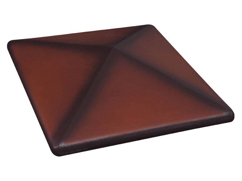 Колпак для столбов забора King Klinker 04 Дикое вино, 445x445x90 мм